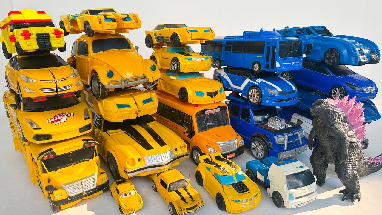 Satisfying Unboxing and review GODZILLA VS bumblebee & robot car, Legacy of Monsters | VIDEO ASMR