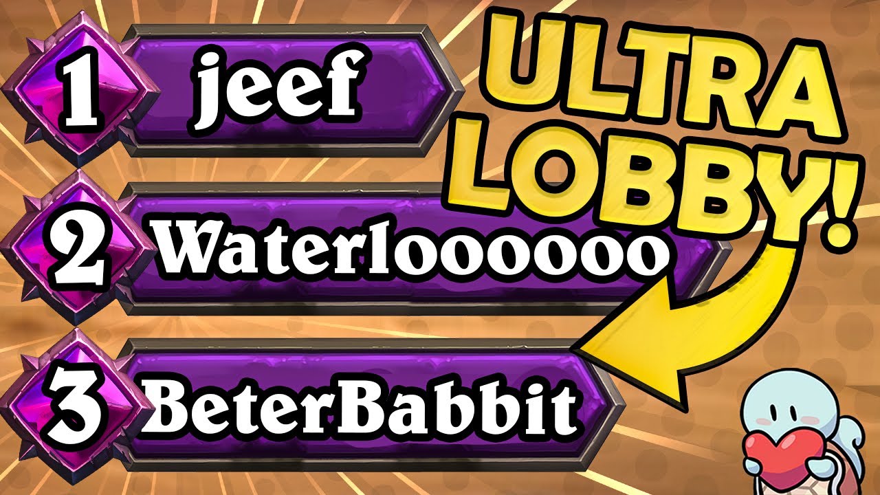 TOP 3 Ranking Lobby! | Hearthstone Battlegrounds