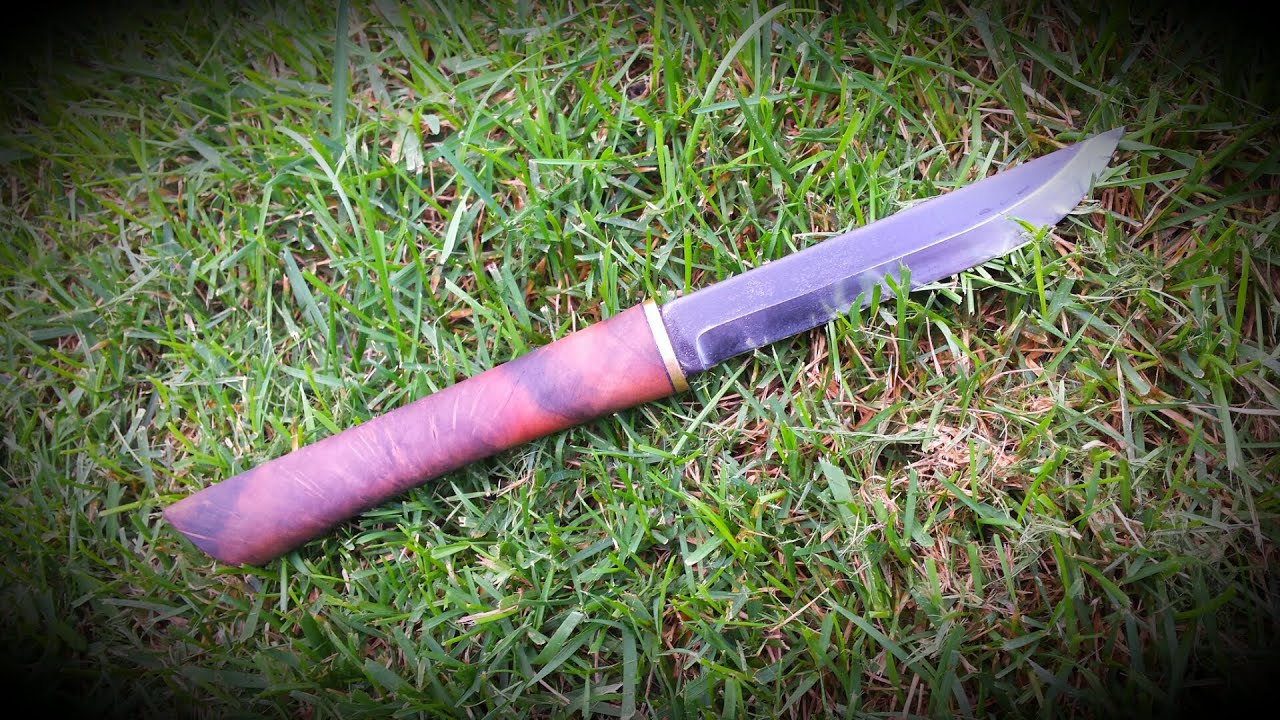 Rest And Relaxation Knifemaking: Burl Handle For Lauri Blade