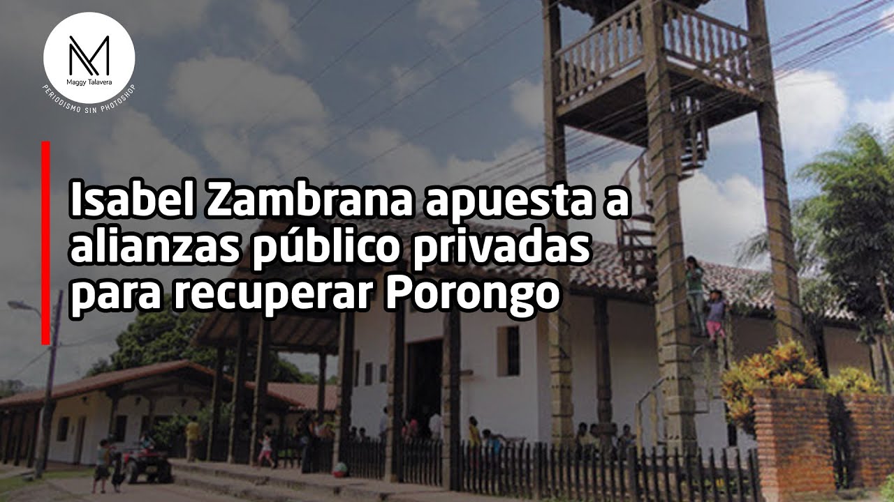 Isabel Zambrana apuesta a alianzas público privadas para recuperar Porongo