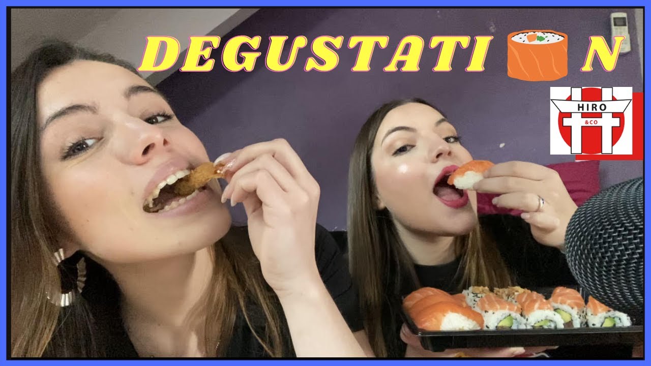ASMR DEGUSTATION JAPONAIS 🍣 | On avait vraiment trop faim, abuser 🙄