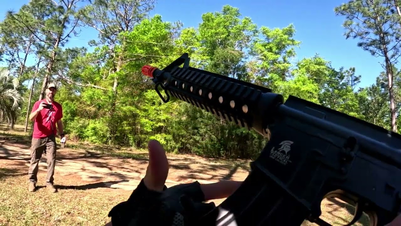 My first time playing airsoft!!