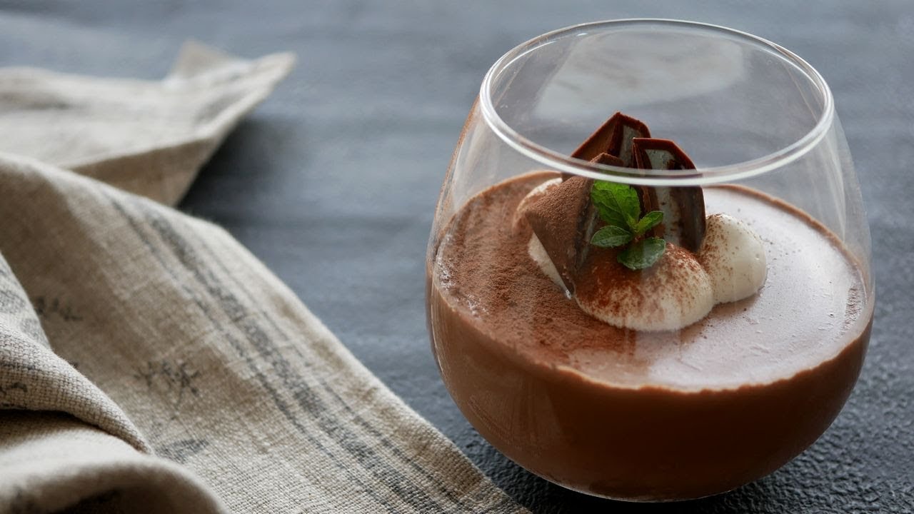 電子レンジで濃厚チョコムース♪ chocolate mousse