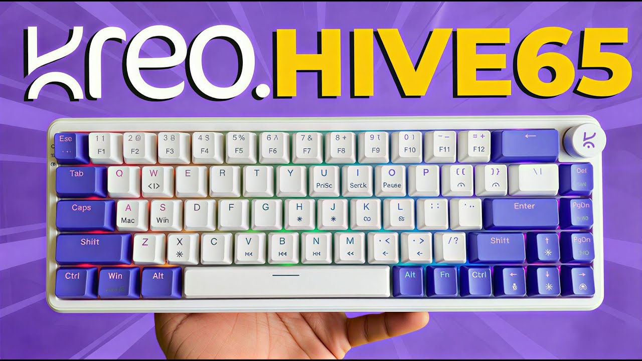 Стоит ли покупать клавиатуру Kreo Hive 65? Обзор клавиатуры Kreo Hive 65 | Распаковка и настройка...