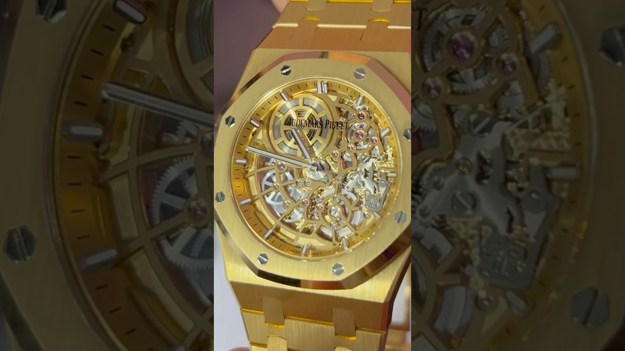 🚫YOU CANNOT BUY THIS🚫: Audemars Piguet Royal Oak Skeleton Ultra-Thin Gold, true #hautehorlogerie