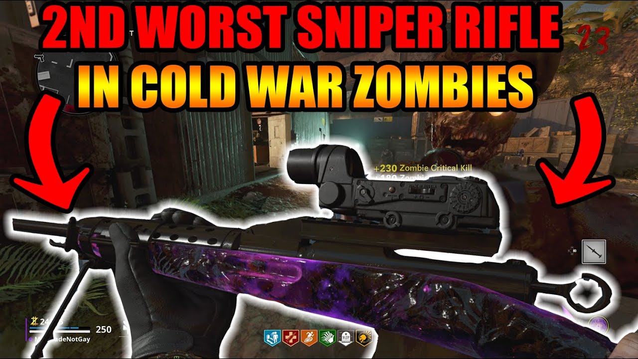 Swiss K31 DLC Sniper Rifle in Cold War Zombies