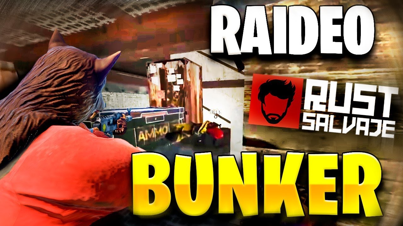 RAIDEAMOS un BUNKER en RUST - RUST SALVAJE #12 - Gameplay español