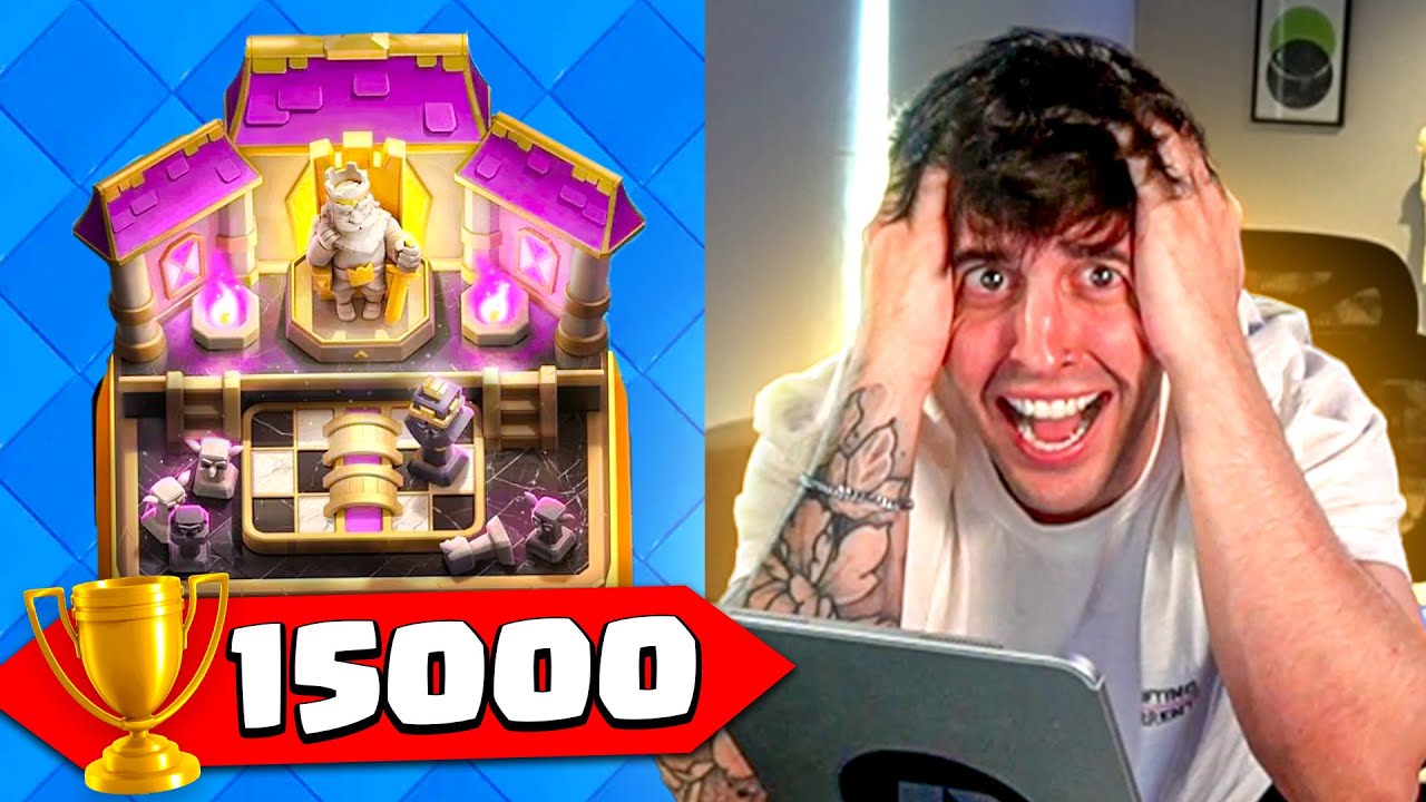 LLEGUÉ A LAS 15.000 COPAS EN CLASH ROYALE! 🏆🤯