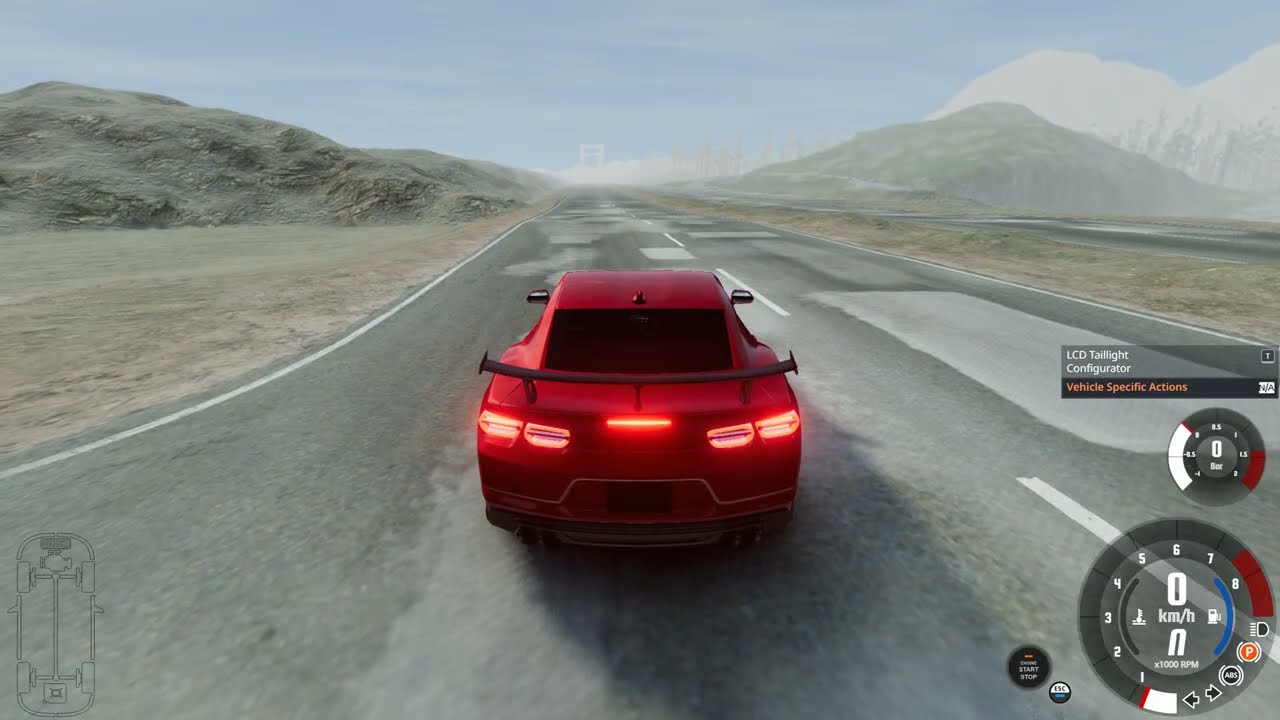 BeamNG drive Прыжки через мост