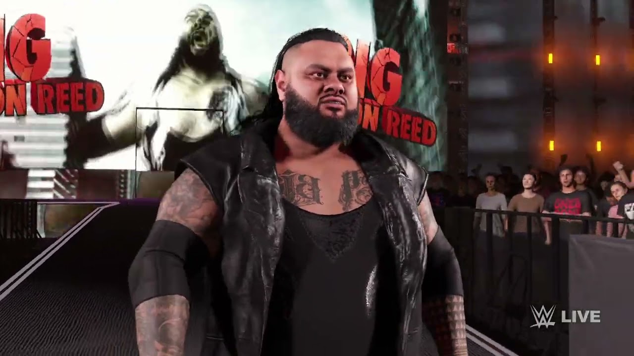 wwe 2k25 roman reigns vs bronson reed