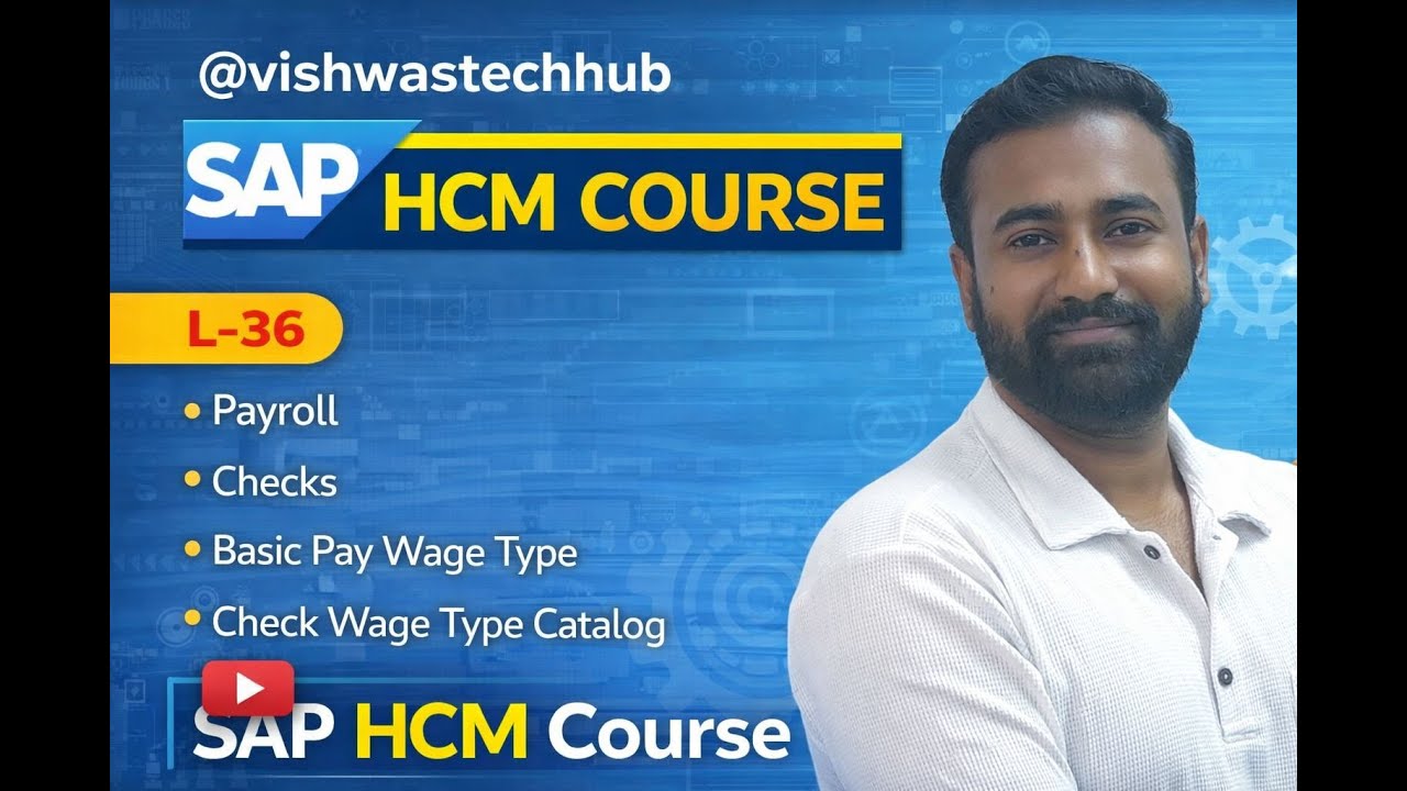 L-36 Check Wage Type Catalog,  Basic Pay Wage Type, Payroll @vishwastechhub #sap #saphcm #saphana