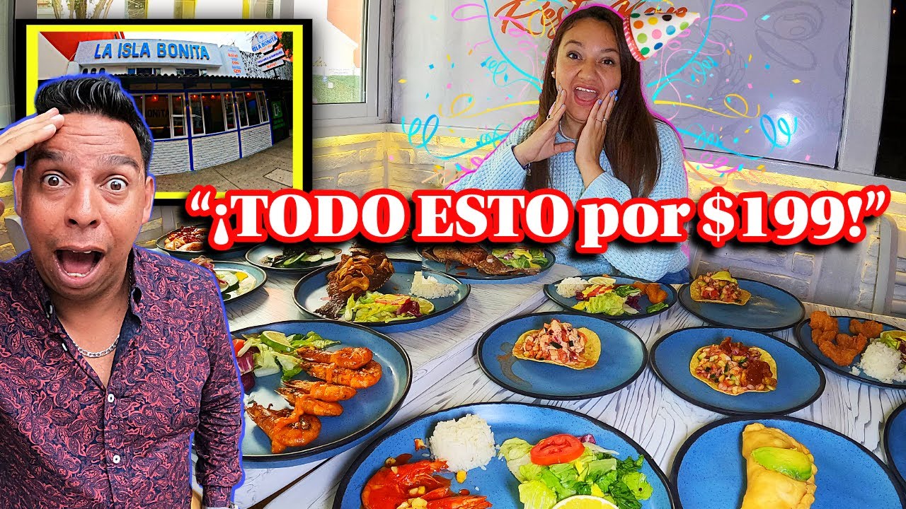 ¡Buffet de mariscos por $199 en CDMX! 🇲🇽 ¿Vale la pena? 🍤😱 | La Isla Bonita Nápoles