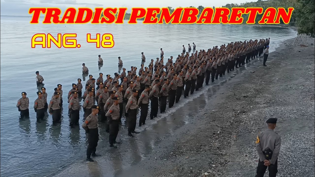 Part  27 !! TRADISI PEMBARETAN Siswa Ang 48,, Spn Polda Sulteng..