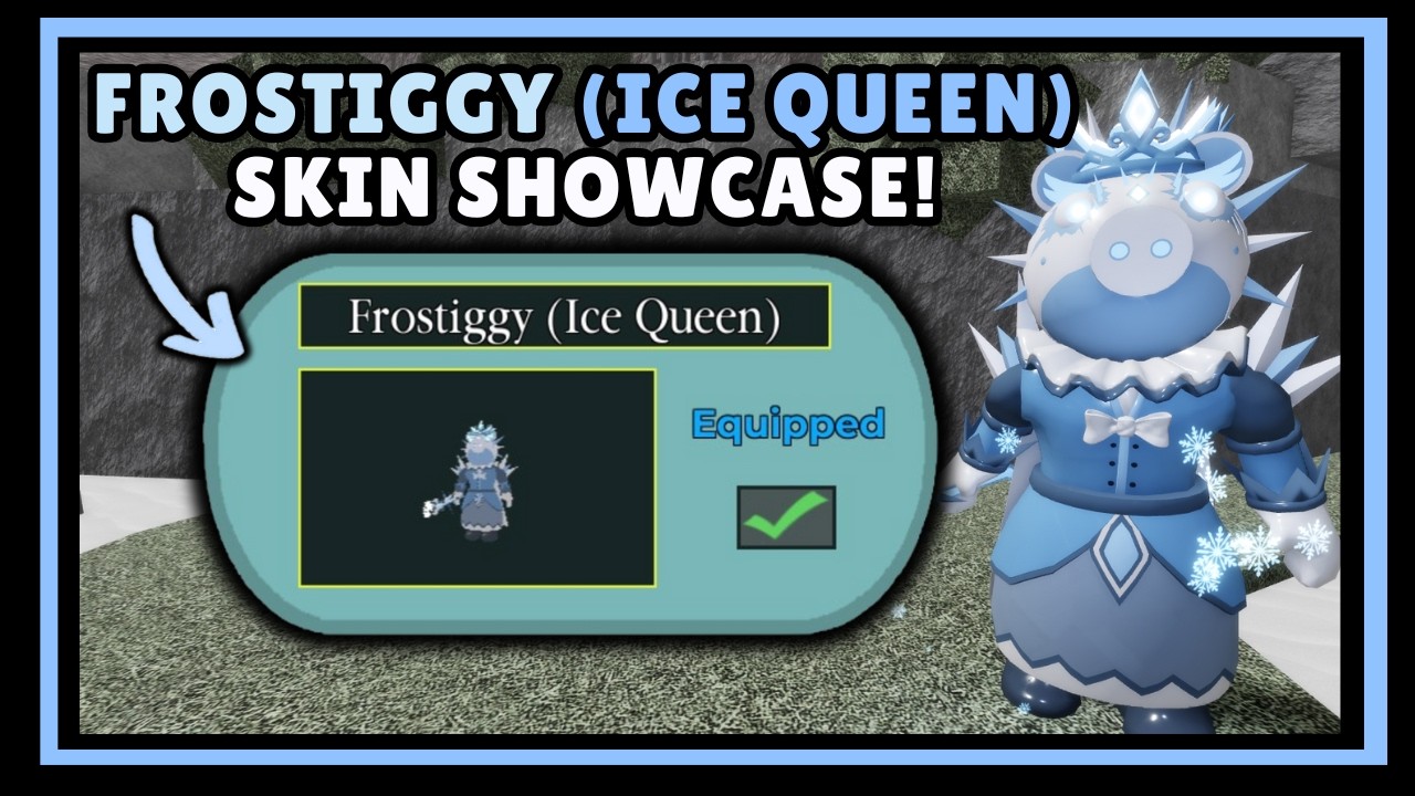 (ДЕНЬ 27) 🧊 Демонстрация скина FROSTIGGY (ICE QUEEN)! | [Рождественский календарь Piggy]