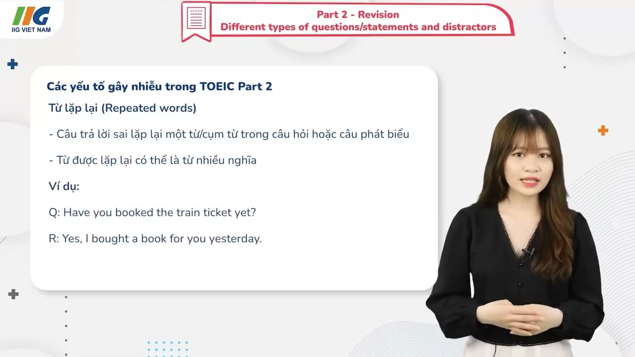 Unit 16 Revision: Lesson 2 Listening Skills   Part 2 Revision Different types of questionsstatements