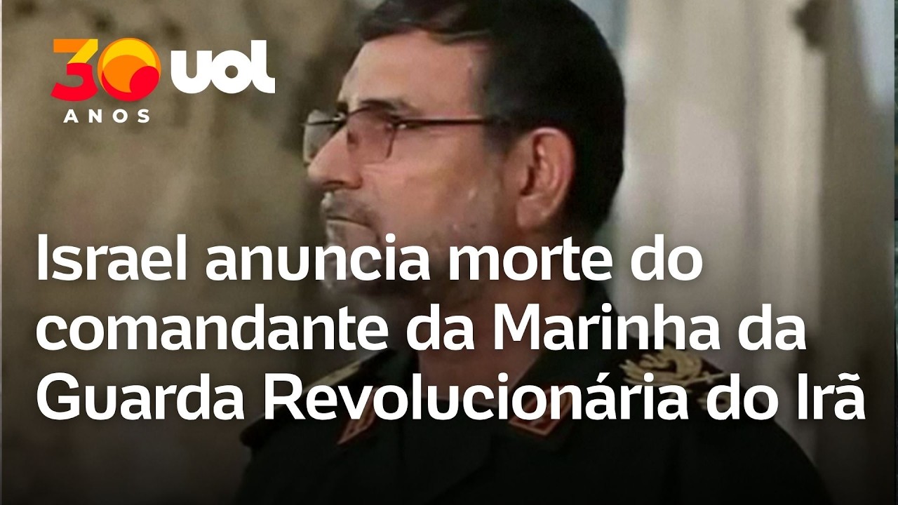 Israel confirma morte de Alireza Tangsiri, chefe da Marinha do Ir&atilde;; Trump pressiona por acordo