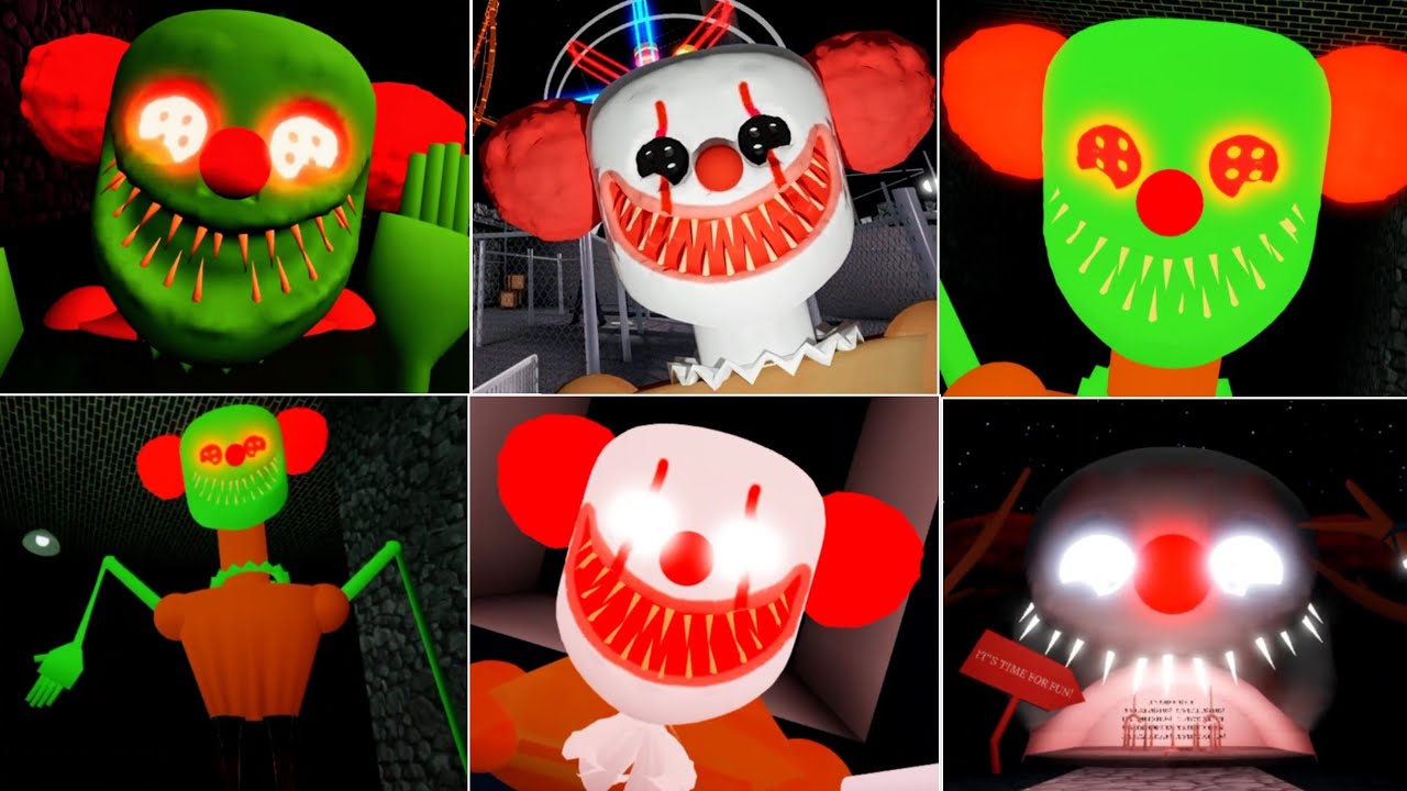 Mr Crazy's Carnival New Scary Obby All Jumpscares