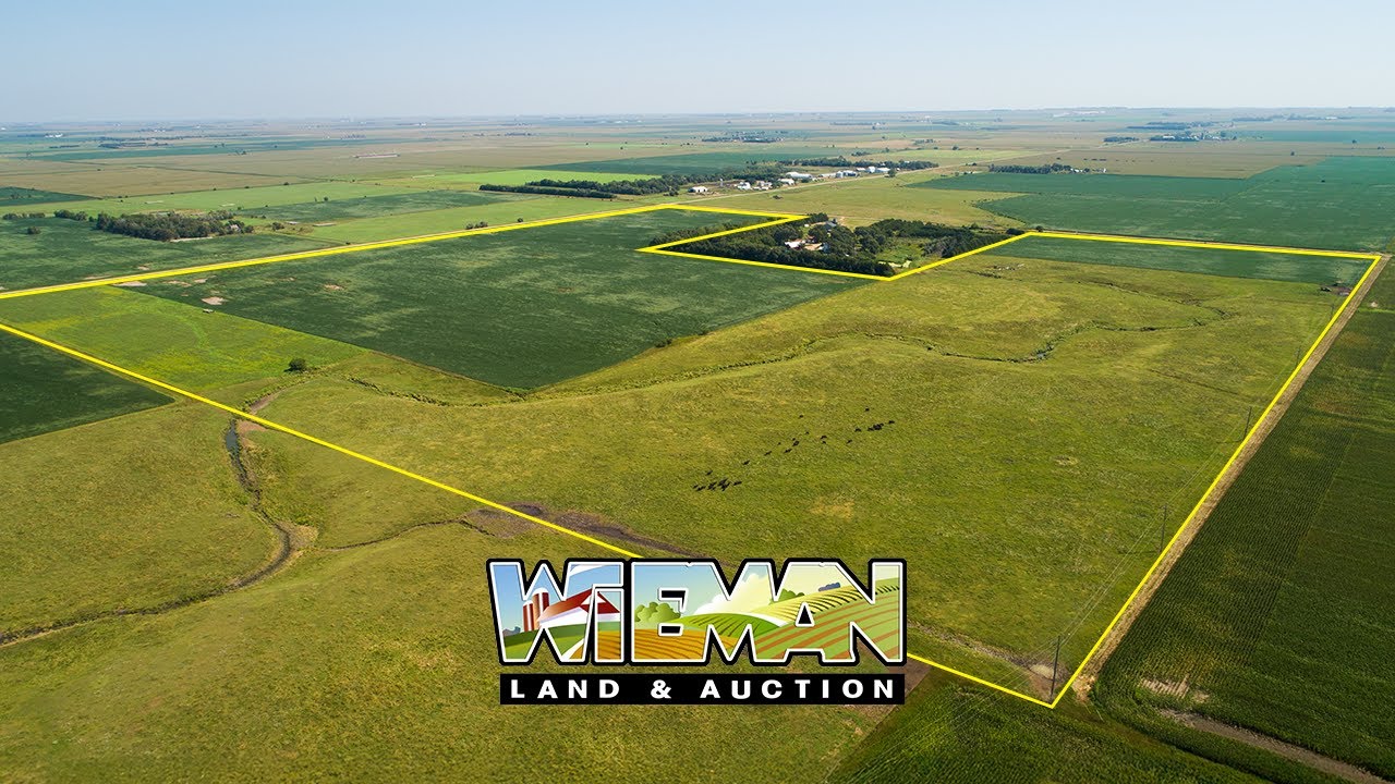 259.9 ACRES HUTCHINSON COUNTY LAND OFFERED IN 4-TRACTS AT PUBLIC AUCTION