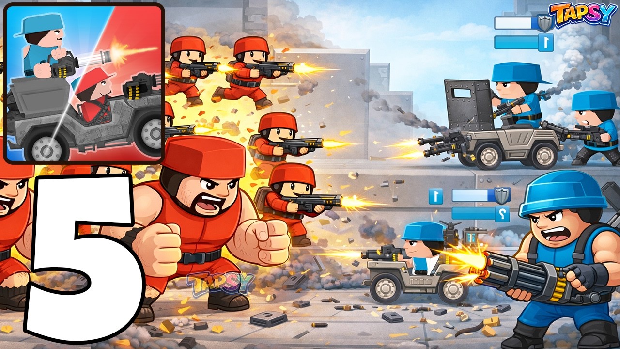 💥Clone Armies Gameplay Walkthrough Part 5 - Powerful Clone Attack (Android,iOS)