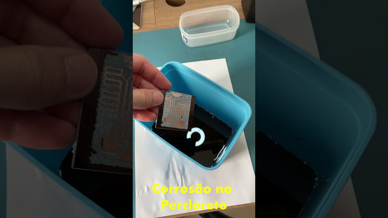 #SHORTS COMO FAZER UMA PCB MANUAL R&Aacute;PIDO!