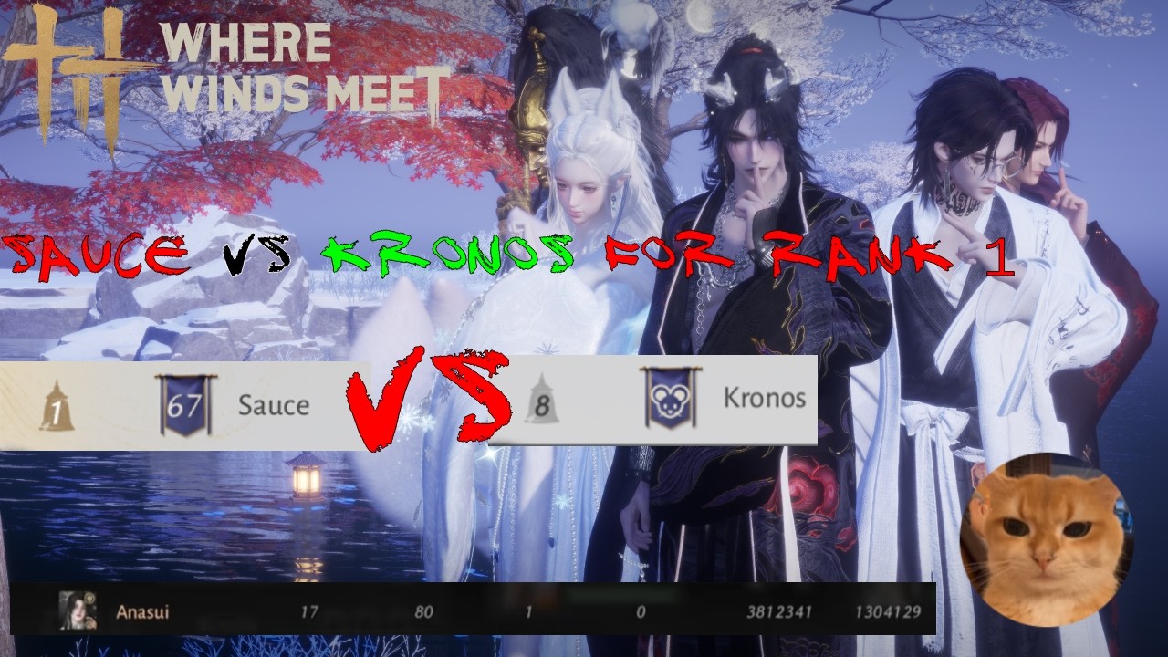 Where Winds Meet - Tank PvP 30vs30 Sauce Vs Kronos for Rank 1 League...