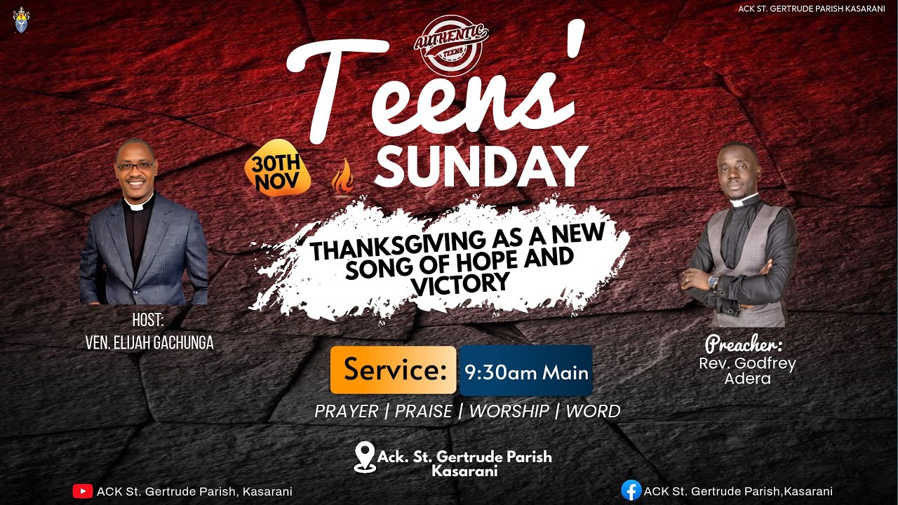 Thanksgiving As A New Song Of Hope & Victory - Rev. Godfrey Adera | 2nd Service |