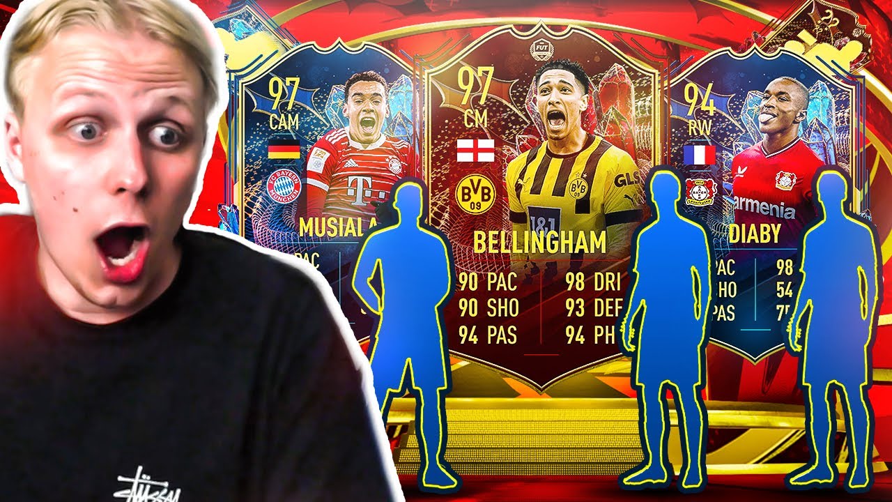 JEG PACKEDE EN AF DE BEDSTE BUNDESLIGA TEAM OF THE SEASONS OG ÅBNEDE MIN 90+ ICON PACK!