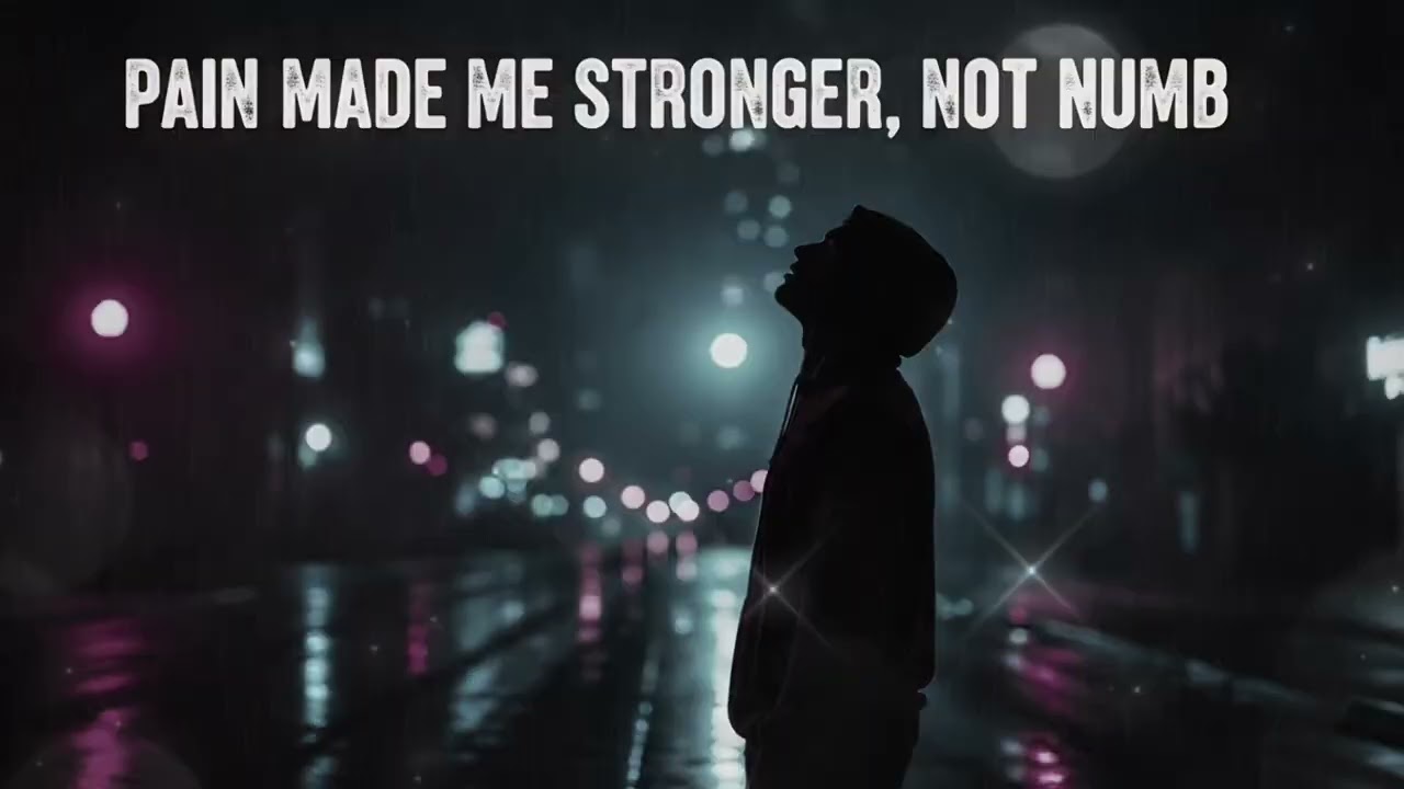 Pain Made Me Stronger, Not Numb 💪 | Motivational Rap Lyrics Video