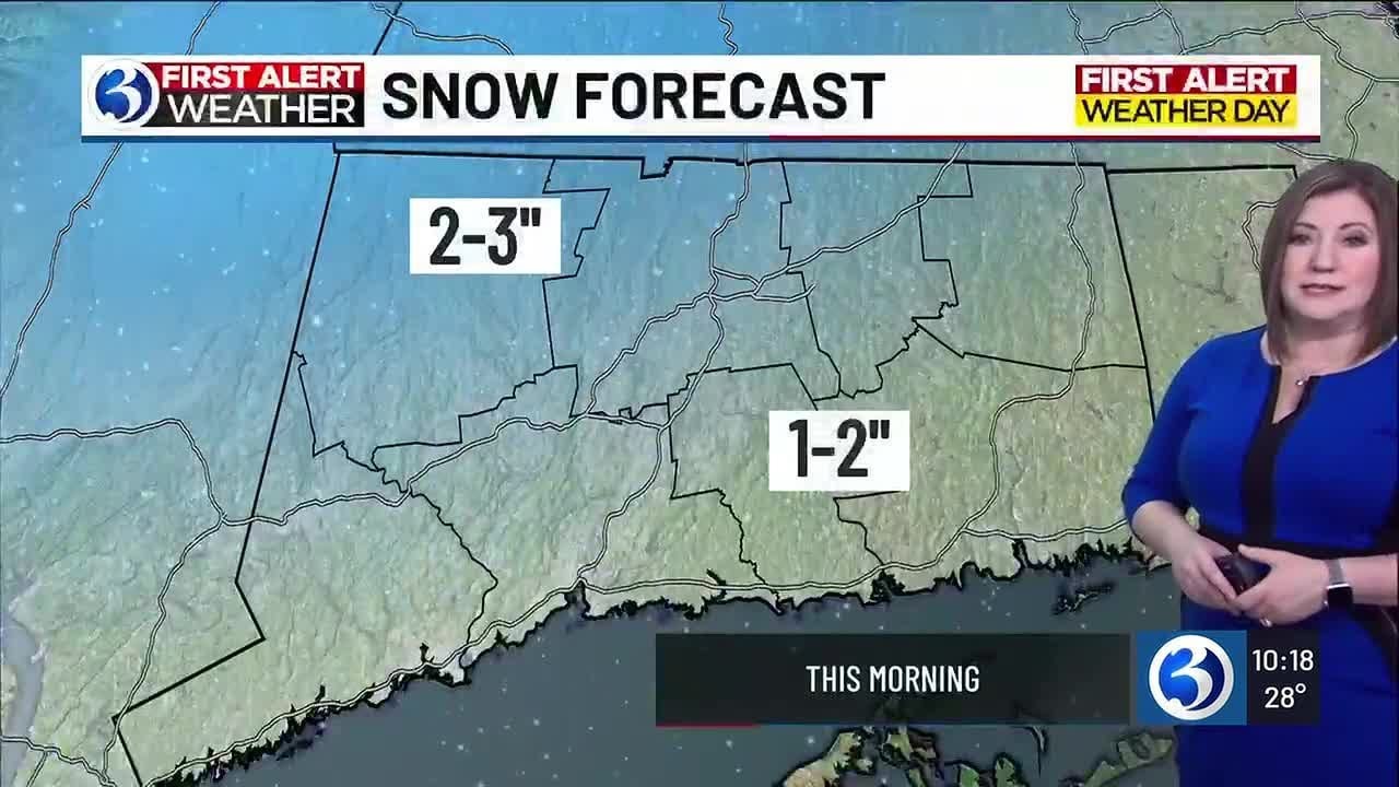 FORECAST: Wednesday snow wrapping up