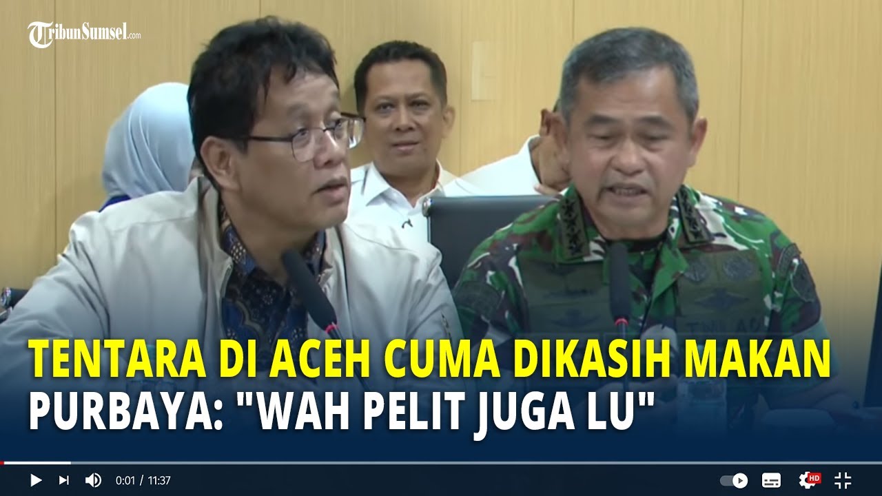 KSAD Curhat Tentara di Aceh Cuma Dikasih Makan, Purbaya: 