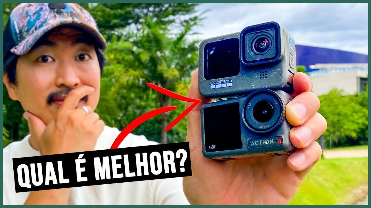 Comparativo GoPro Hero 12 vs DJI Osmo Action 4! Qual é melhor?