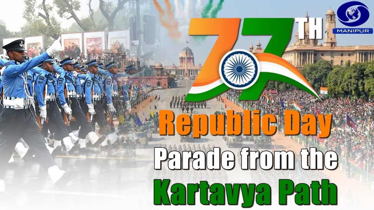 77th Republic Day Parade from the Kartavya Path, New Delhi