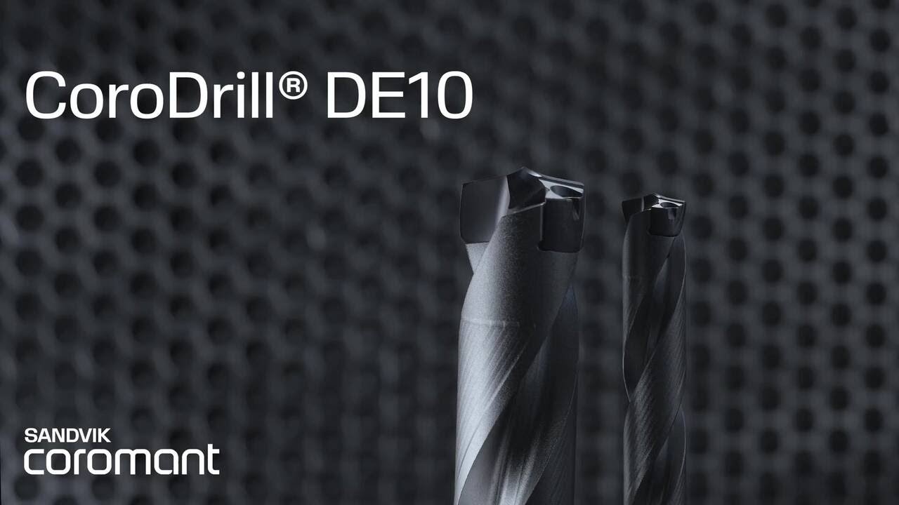 CoroDrill DE10 - Component machining demo