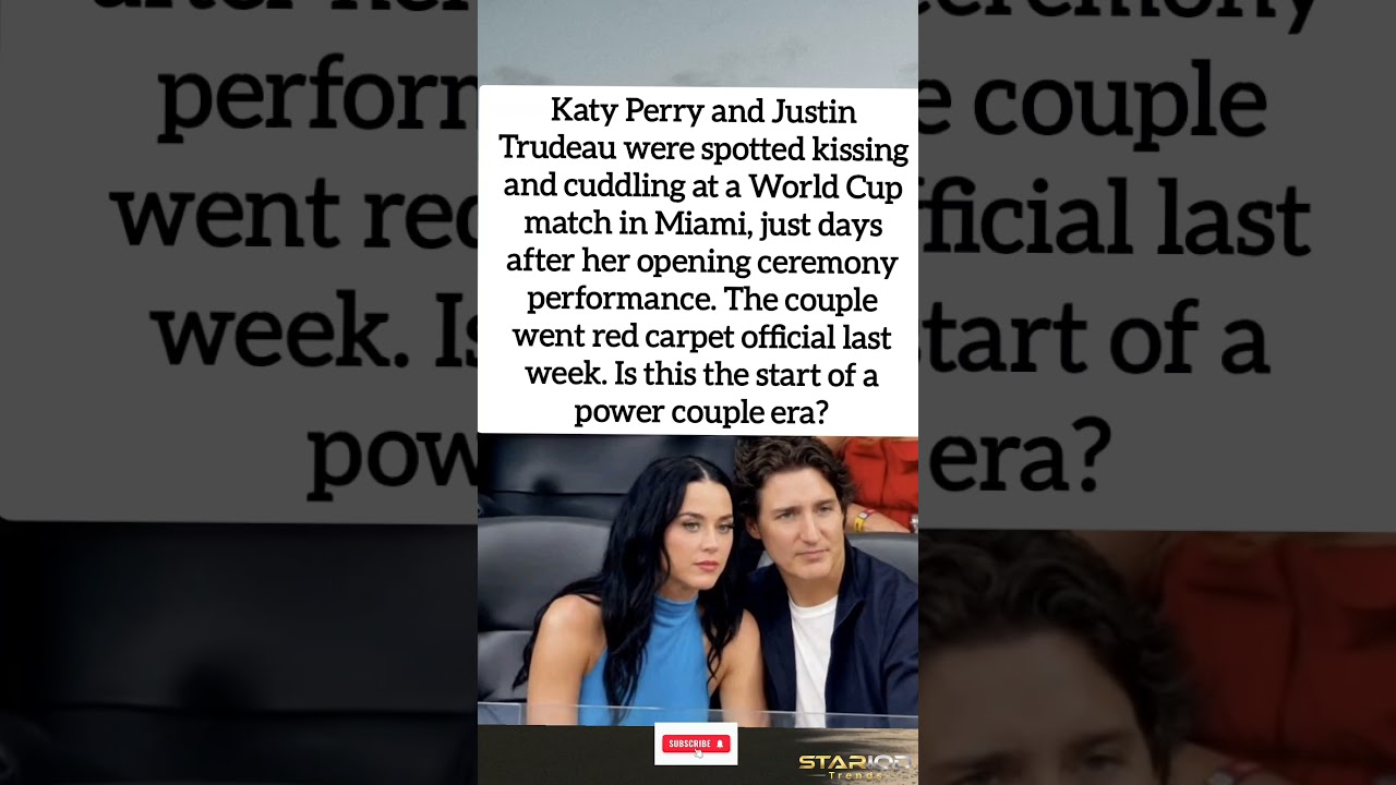 Katy Perry and Justin Trudeau Pack on PDA at World Cup Match #shorts #KatyPerry #JustinTrudeau