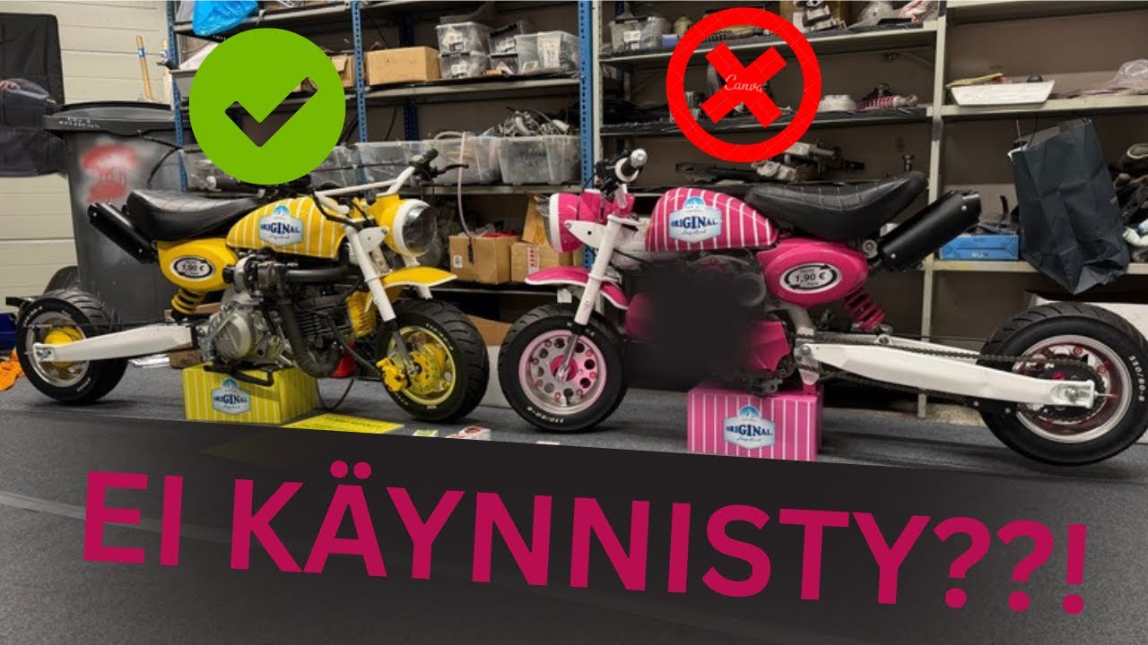  Näyttelymopot valmiina - vai onko sittenkään?