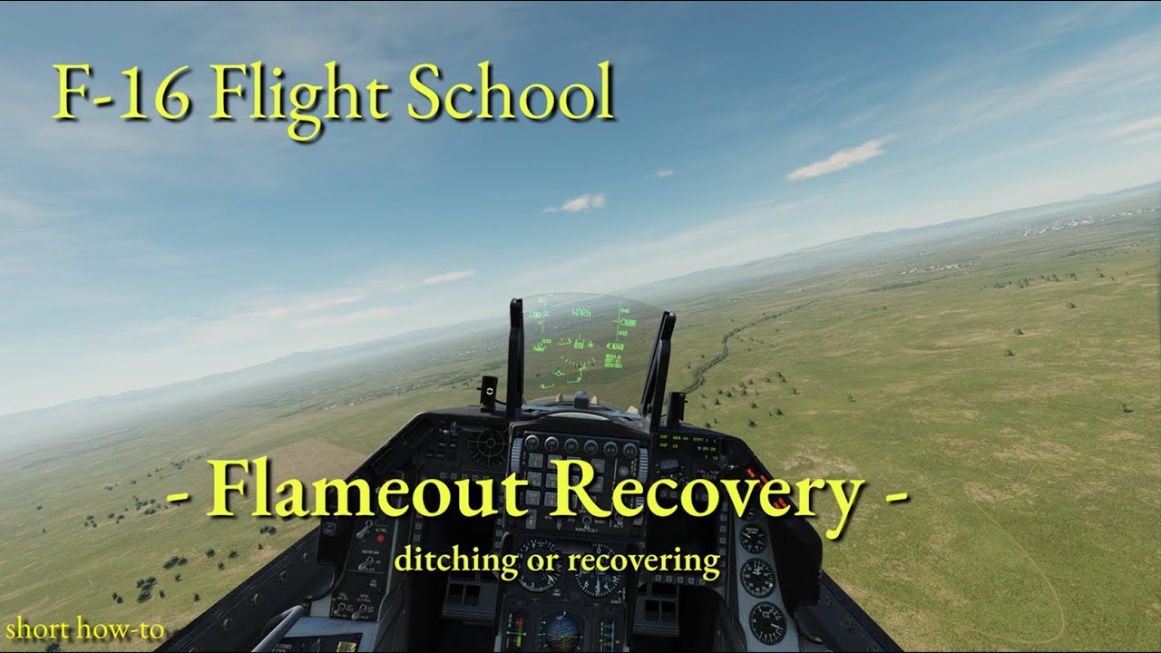 DCS | Flameout Landing | Bailout or land?