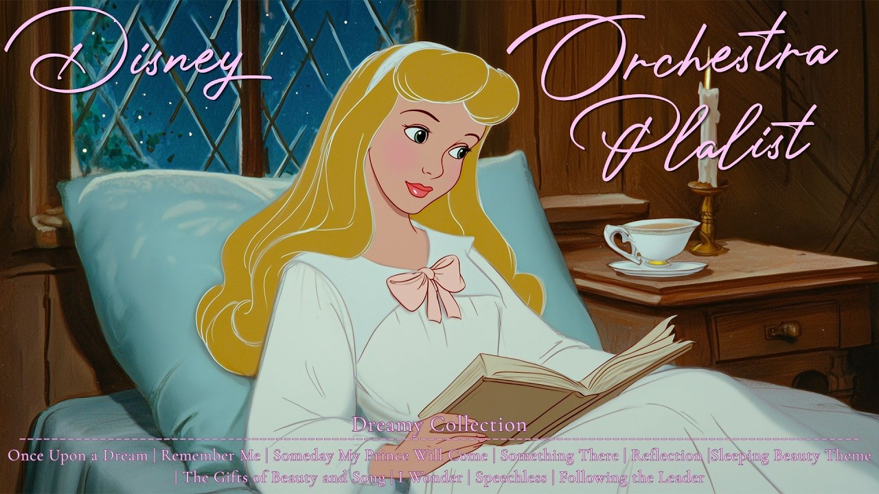 Once Upon a Dream in the Bedroom | Soothing Disney Symphony Playlist to Sleep 🕯️