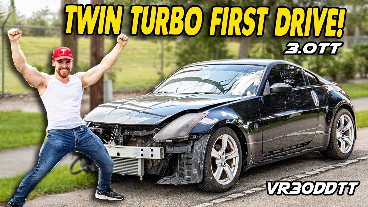 НЕВЕРОЯТНЫЙ Twin Turbo 350z Swap ПЕРВЫЙ ПУТЬ!! [Сборка Mini GTR 400z]