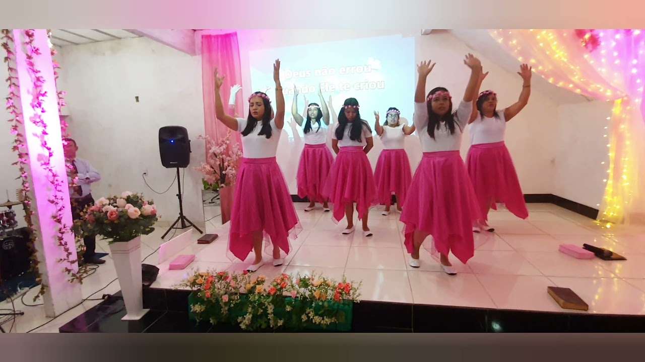 culto Rosa. Tema. mente renovandas mulheres transformadas. grupo coreográfico. inscrever-se
