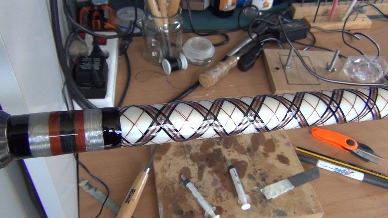 Custom fishing rod butt wraps