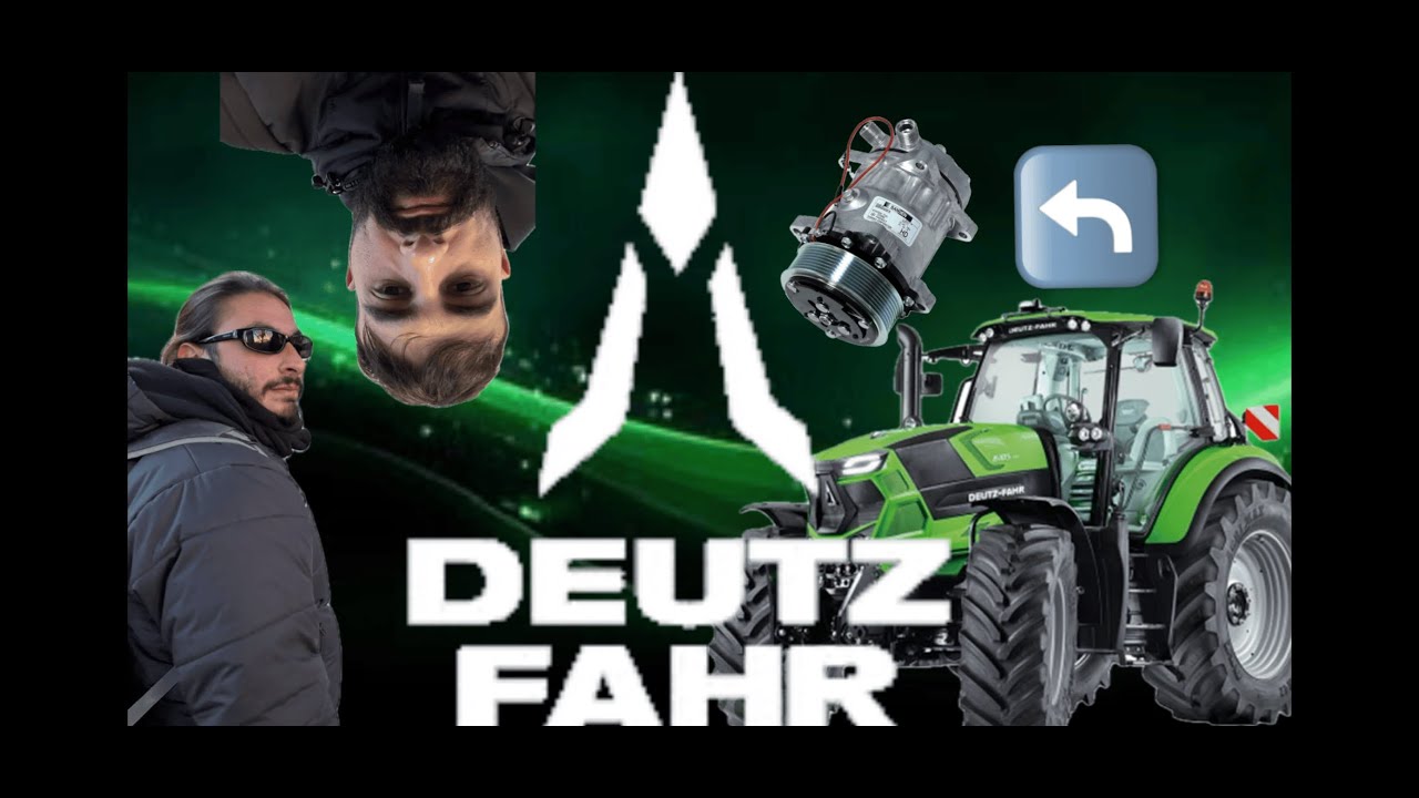 Deutz-Fahr 6210 C-shift με πρόβλημα στο Κομπρεσέρ του Air- Codition (Workshop Days,Vlog 2)