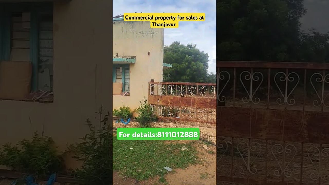 Commercial property for sales at Thanjavur #sales #commercialrealestate #commercialproperty #plots