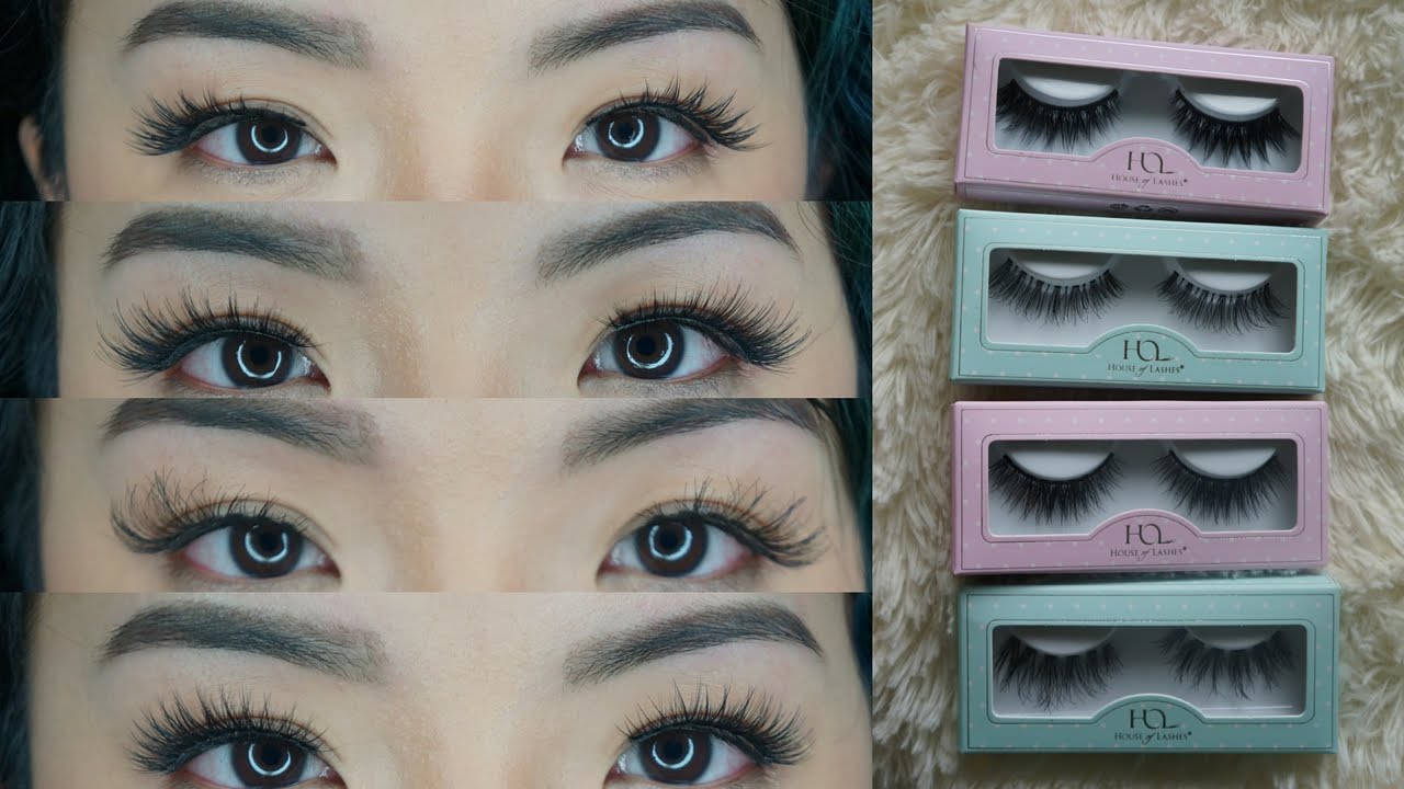 House Of Lashes Try On | Review | NEW Mini Collection + Noir Fairy Lite | Asian / Hooded Eyes