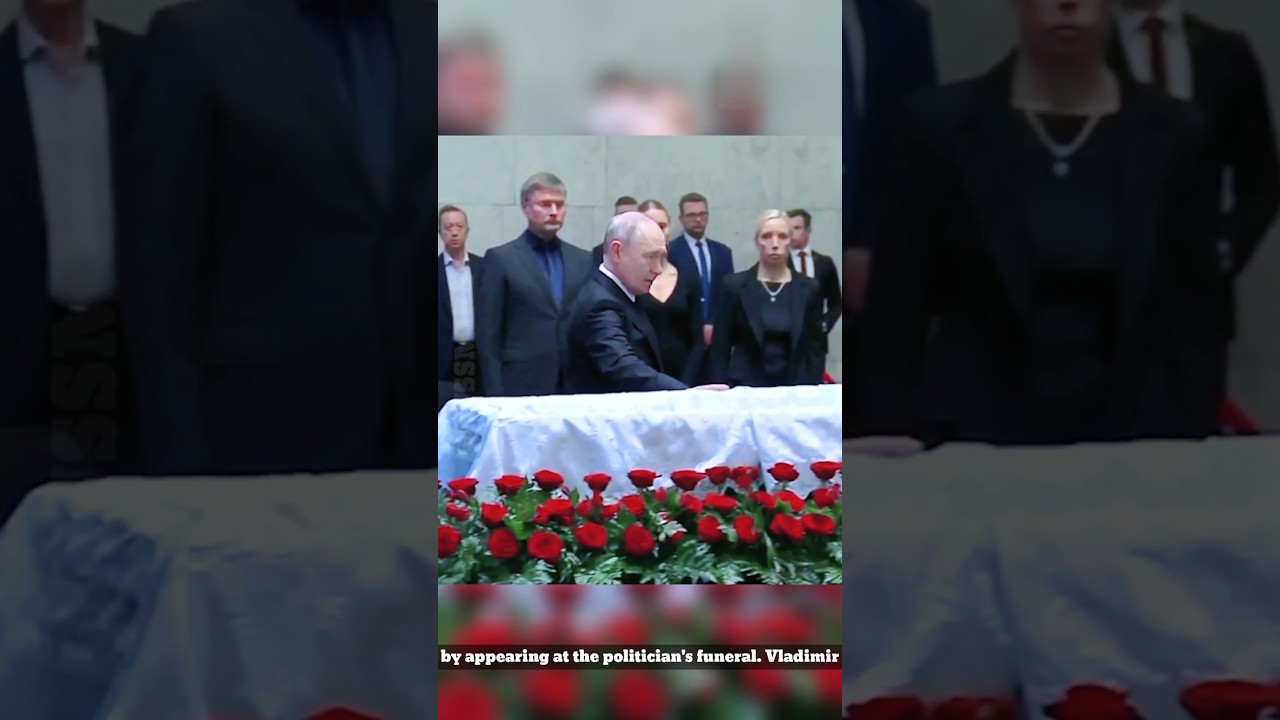 Mr. Putin Attends Former Defense Minister Sergei Ivanov's funeral #russia #ukraine #moscow #shorts
