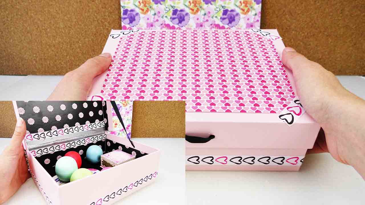 Tolle Box als Aufbewahrung | DIY Room Decoration | Beauty, Kosmetik, EOS oder als Sammelbox