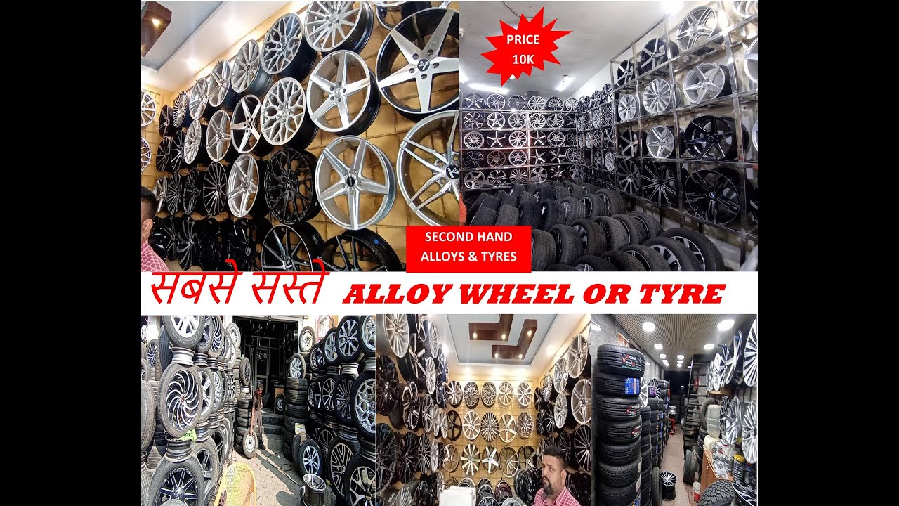 2nd HAND ALLOY MARKET IN CHANDIGARH  BURAIL || SECOND HAND SPARE PART OF ALL CARS scorpio thar