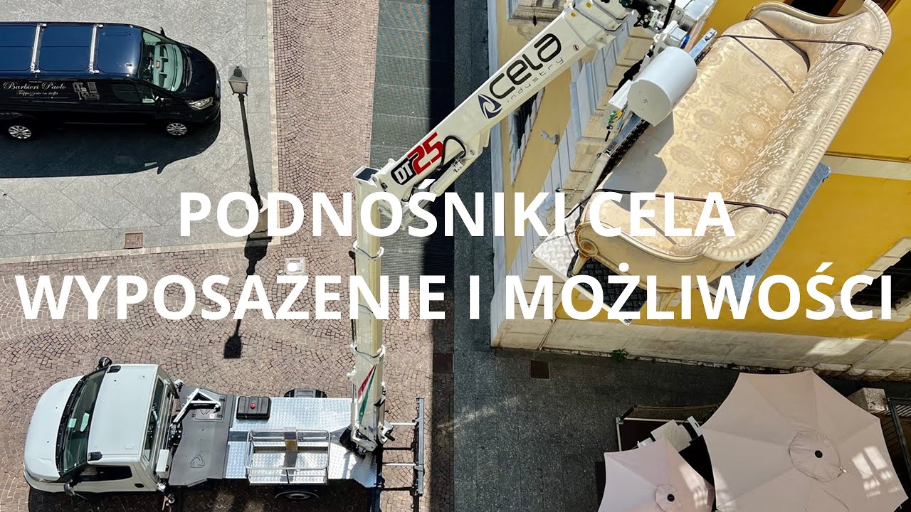 Podnośniki CELA – wyposażenie i możliwości