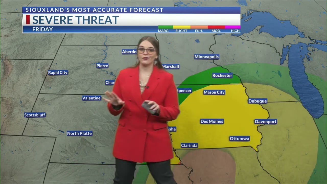 KCAU 9 Morning Forecast at 5 AM with Taylor King - 3/4/2026