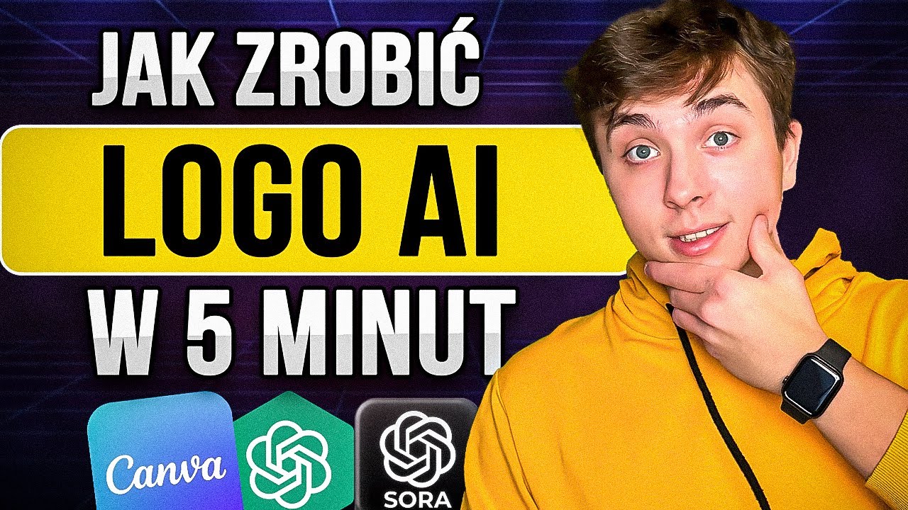 Jak Zrobić Logo Za Pomocą AI w 5 MINUT [Poradnik - Canva - Za darmo, ChatGPT]