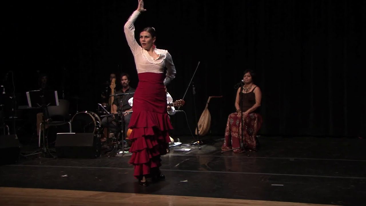 Flamenco dance and Indian Cante - solea por buleria - Oliver Rajamani - Flamenco India